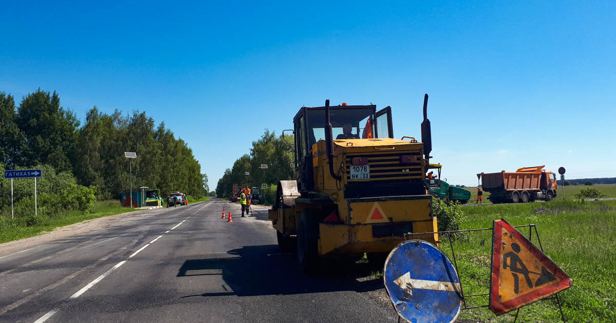 В селах региона идет активный ремонт дорог